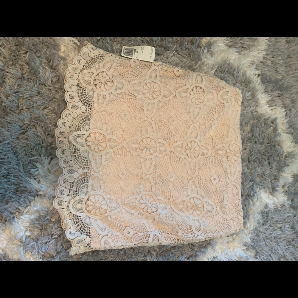 Cream colored Forever21 skirt.